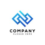 abstract-geometric-logo-or-infinity-line-logo-for-your-company-free-vector