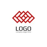Vector of icon / Brick as a sign. Business icon for the company ceramic tiles /  Brick / Hotel. This concept logo, label or badge for furniture shops / salons.  Other companies. Vector illustration.